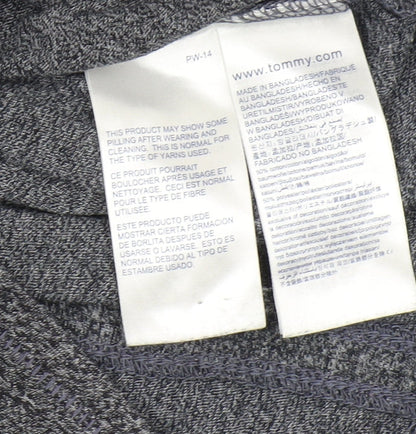 Tommy Hilfiger Men's Grey Short Sleeve T-Shirt M