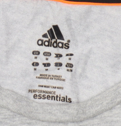 Mens UK Size M adidas Grey  T-Shirt