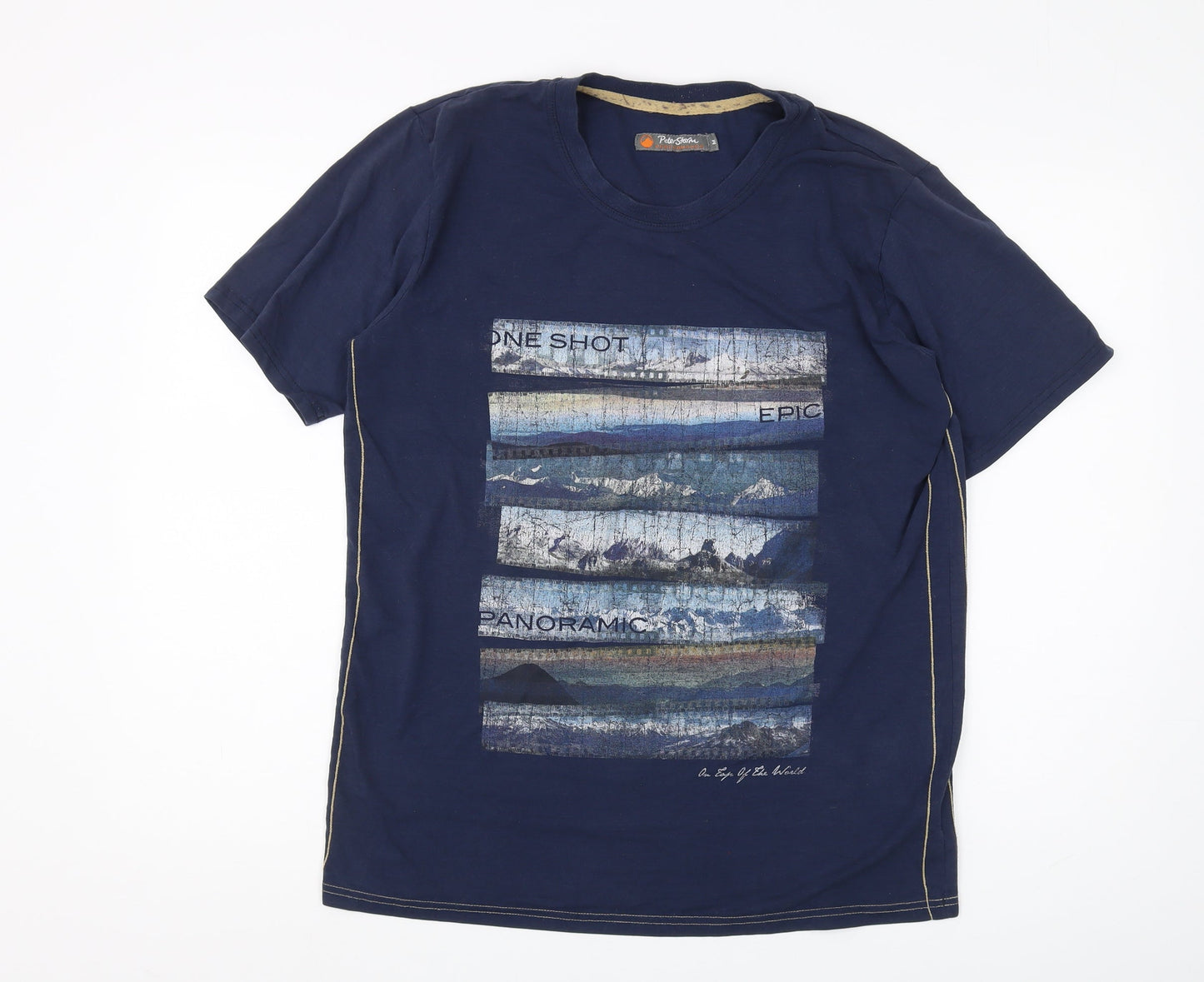 Peter Storm Blue Men's M Outdoor Graphic Tee