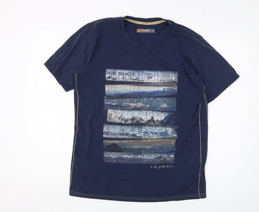 Peter Storm Blue Men's M Outdoor Graphic Tee