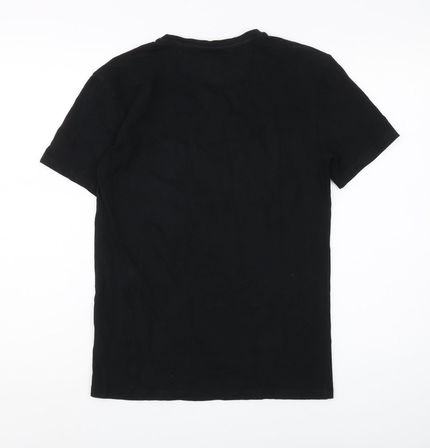 Zara Men's Black Super Slim Crew Neck T-Shirt S