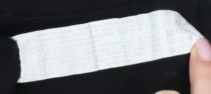 Zara Men's Black Super Slim Crew Neck T-Shirt S