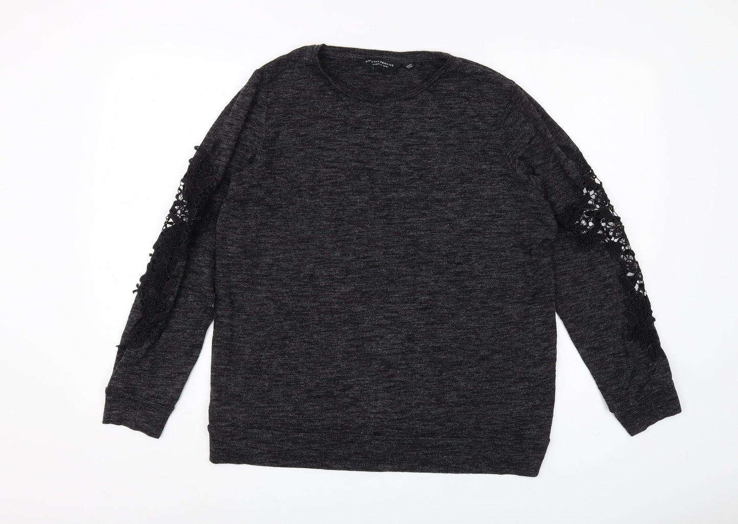 Womens UK Size 16 Dorothy Perkins Black Pullover Jumper