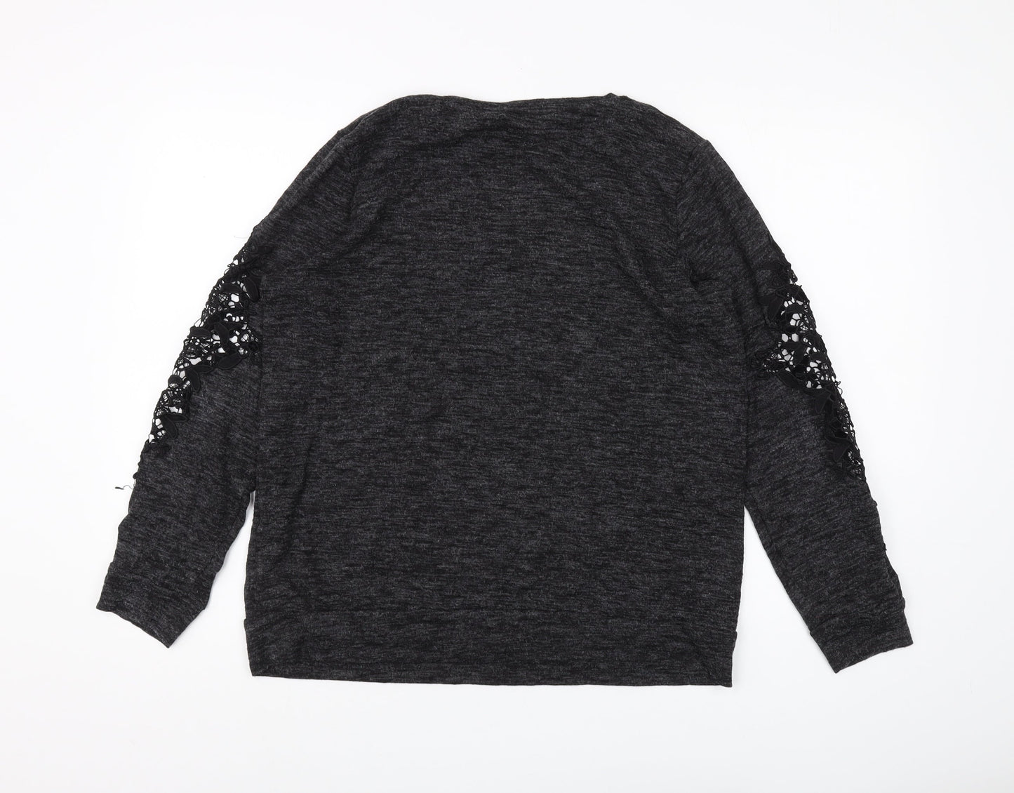 Womens UK Size 16 Dorothy Perkins Black Pullover Jumper
