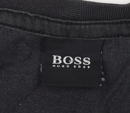 Mens UK Size L Boss Black  T-Shirt