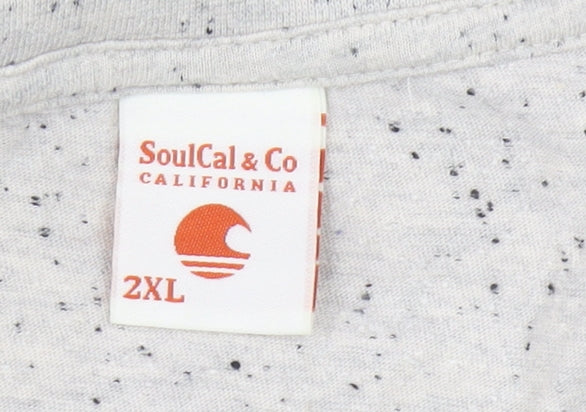 SoulCal & Co Men’s Beige 2XL Graphic T-Shirt