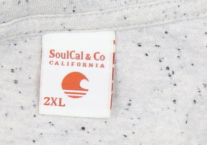 SoulCal & Co Men’s Beige 2XL Graphic T-Shirt