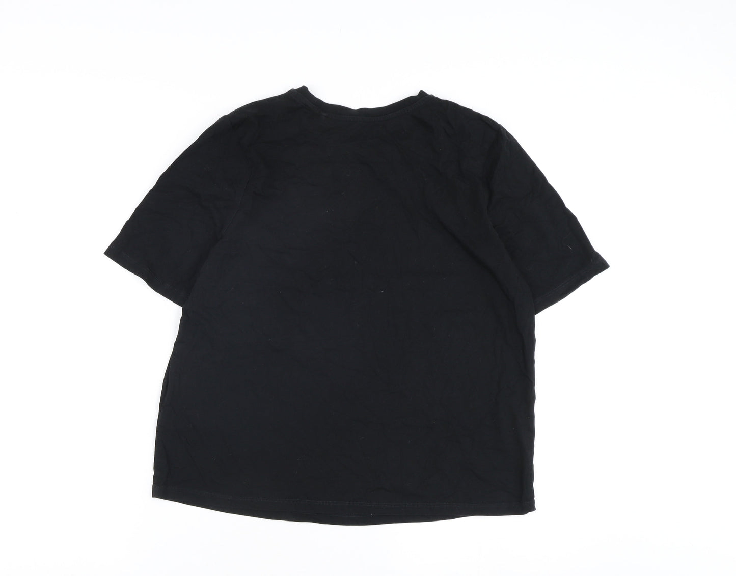 Boden Women's Black T-Shirt - Size M - Crew Neck