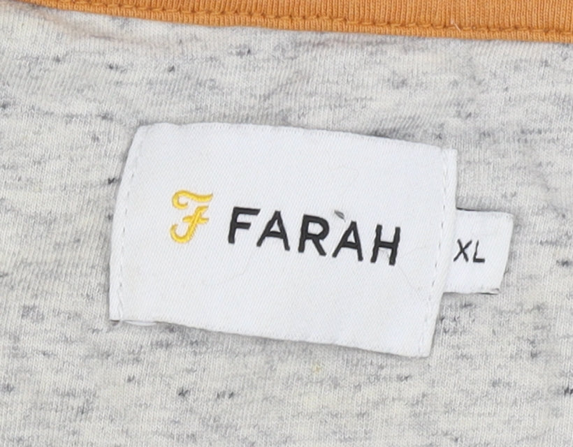 Mens UK Size XL Farah Grey  T-Shirt