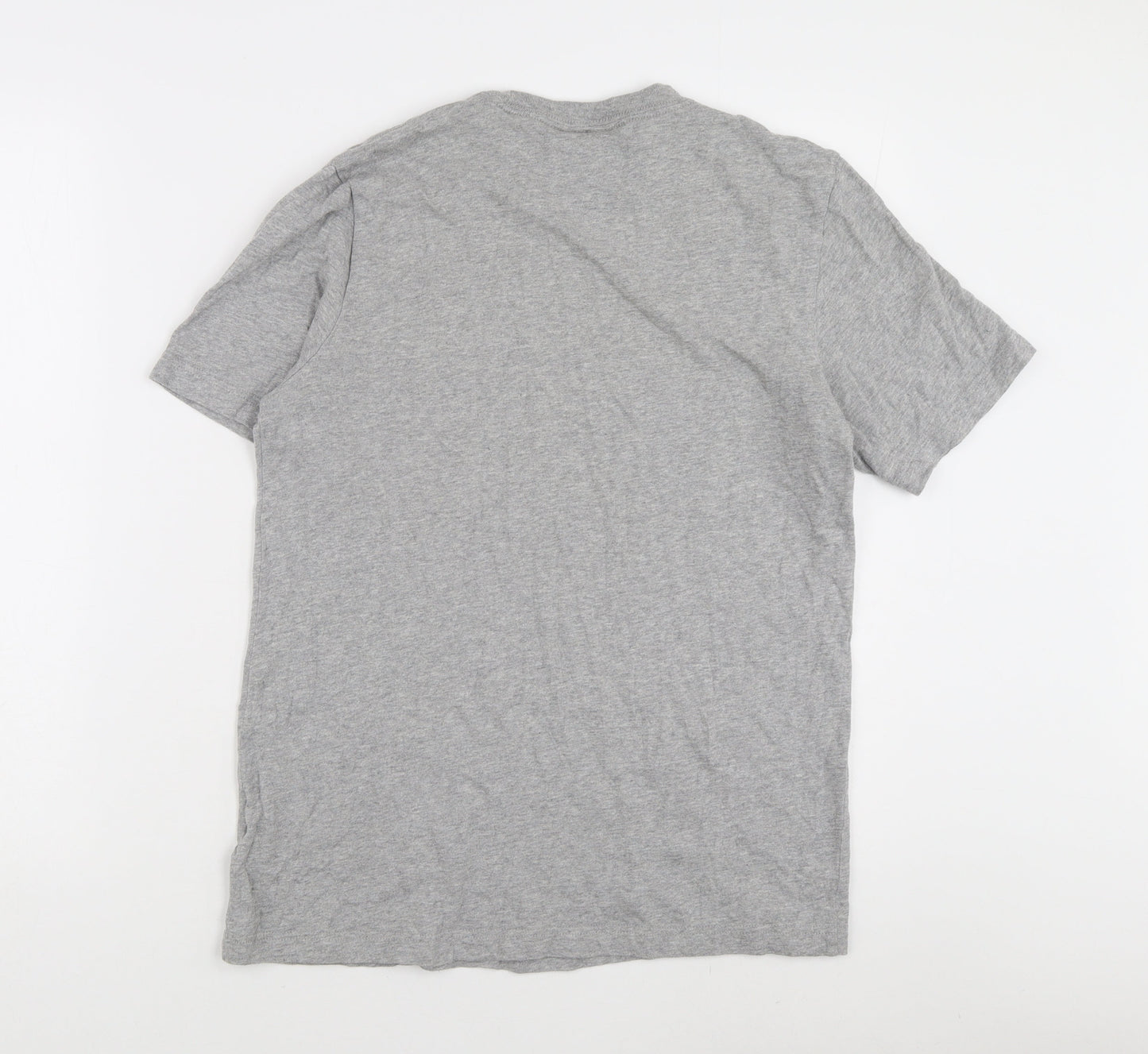 Adidas Men's Grey Short Sleeve T-Shirt S
