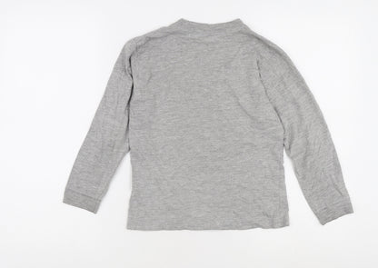 Levi's Boys Grey Logo Graphic Long Sleeve T-Shirt 11-12 Years