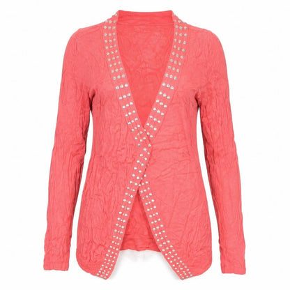 Womens UK Size M Sara Pink Cardigan Jumper