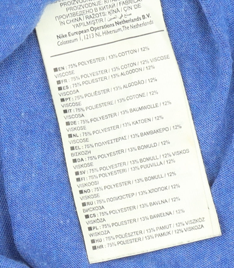 Nike Blue Sleeveless Tank for Unisex Adults - M