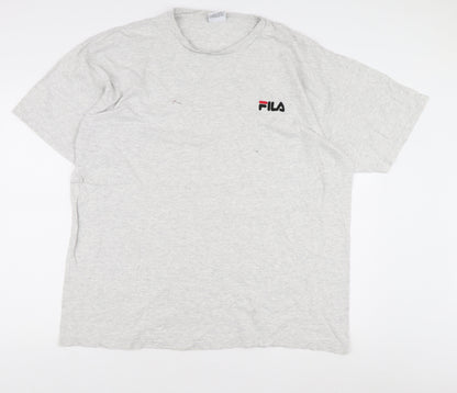 Mens UK Size XL FILA Grey  T-Shirt