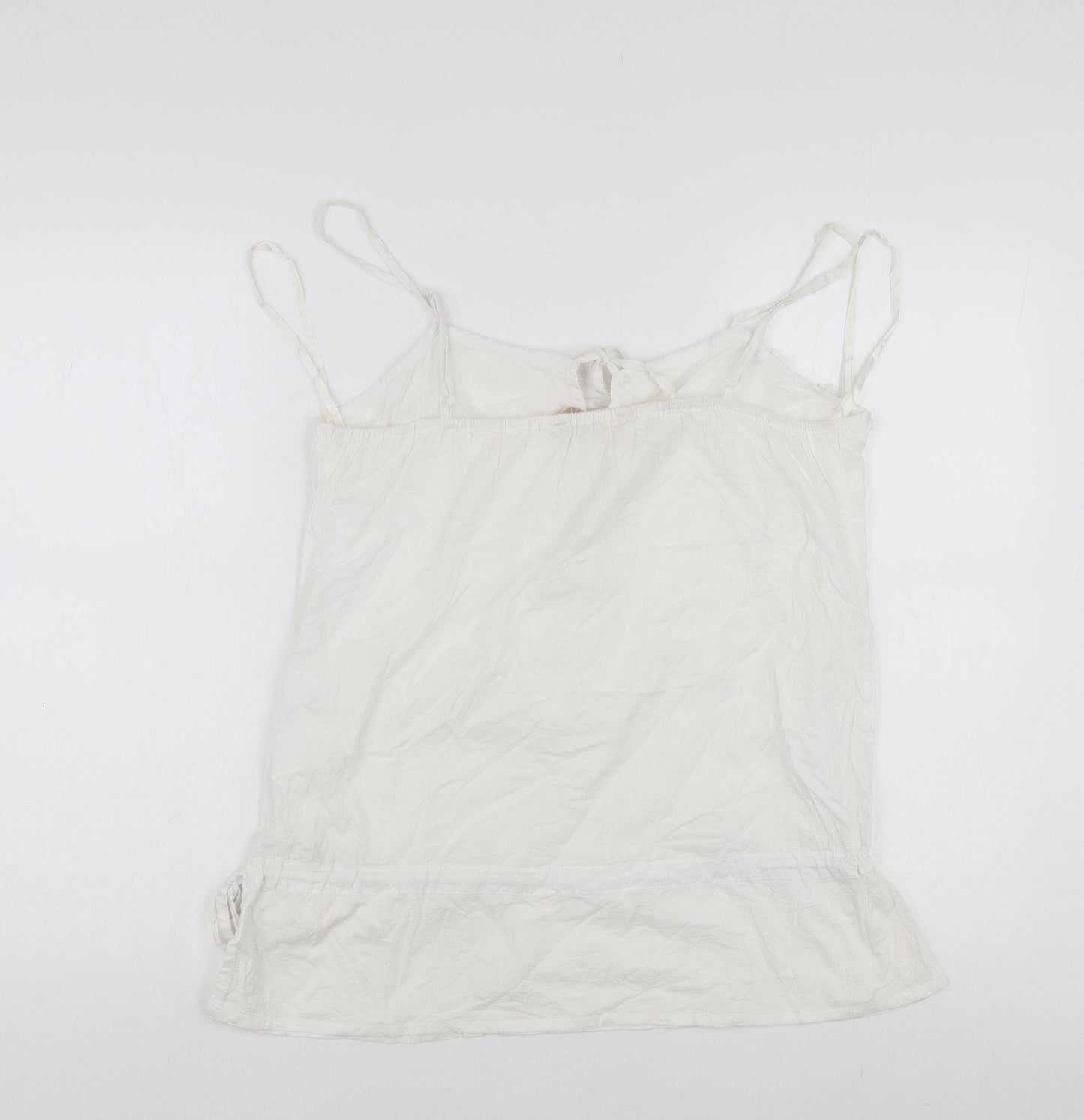 Womens UK Size 12 Mantaray White Camisole Tank