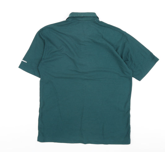 Umbro Men's Green Polo Shirt Size M