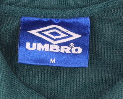 Umbro Men's Green Polo Shirt Size M