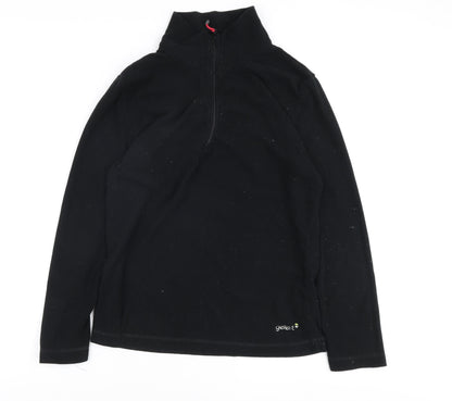 Gelert Women's Black Lightweight Fleece Sweatshirt Size 16