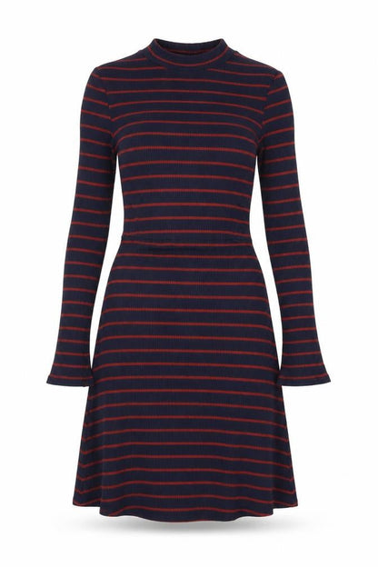 Mango Women's Striped T-Shirt Dress Size 8