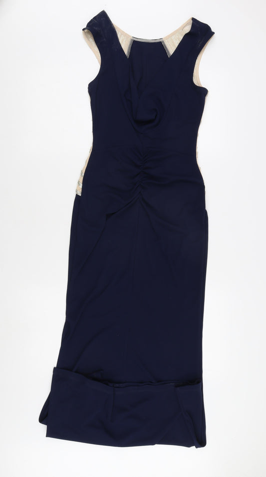 Lipsy London Women's Blue Bodycon Dress Size 10