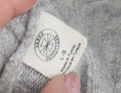 Womens UK Size L Urban Outfitters Grey Cardigan Jumper