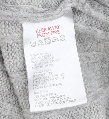 Womens UK Size L Urban Outfitters Grey Cardigan Jumper