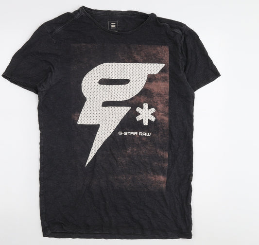 Mens UK Size M G-Star RAW Black  T-Shirt