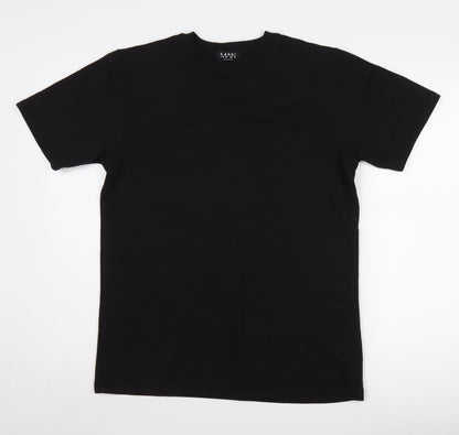 Mens UK Size M boohooMAN Black  T-Shirt