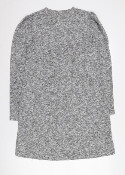 Dorothy Perkins Women’s Grey Knit Dress - Size 14