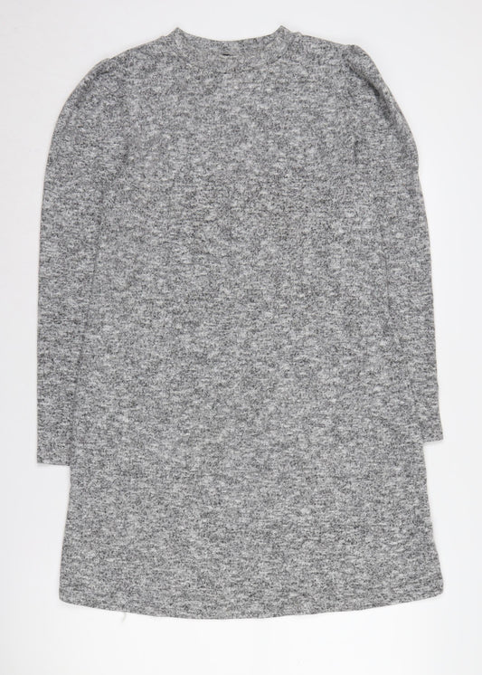 Dorothy Perkins Women’s Grey Knit Dress - Size 14