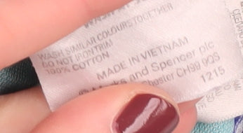 Marks and Spencer Men's Blue Striped Polo Shirt M