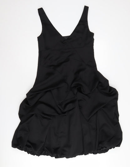 Monsoon Women's Black Bubble Hem Dress Size 8