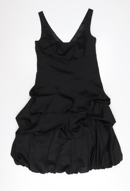 Monsoon Women's Black Bubble Hem Dress Size 8