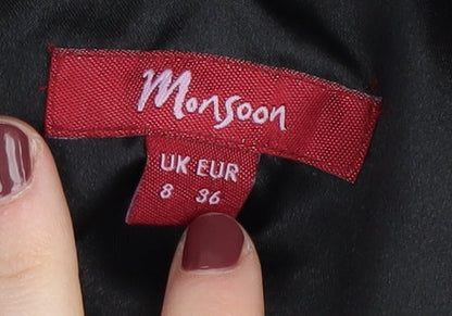 Monsoon Women's Black Bubble Hem Dress Size 8
