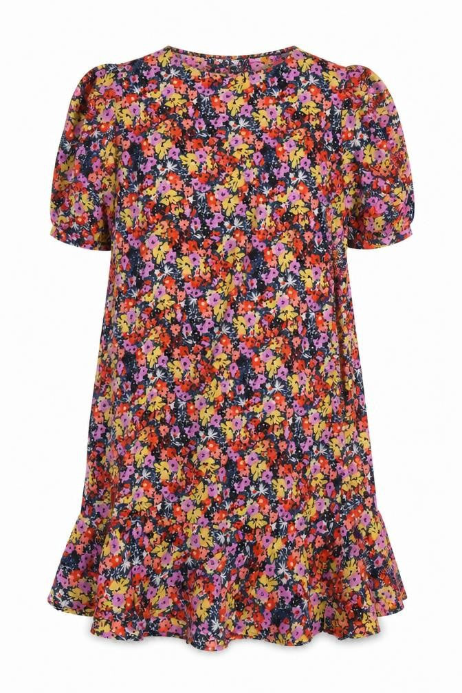 Next Women's Floral Short Sleeve Dress Size 12