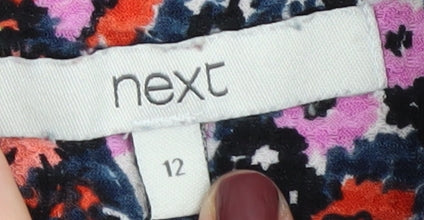 Next Women's Floral Short Sleeve Dress Size 12