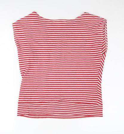 Womens UK Size 16 Dorothy Perkins Red Basic T-Shirt