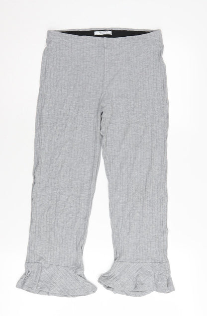 Zara Trafaluc Grey Cropped Women’s Leggings Size 8