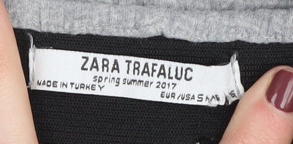 Zara Trafaluc Grey Cropped Women’s Leggings Size 8