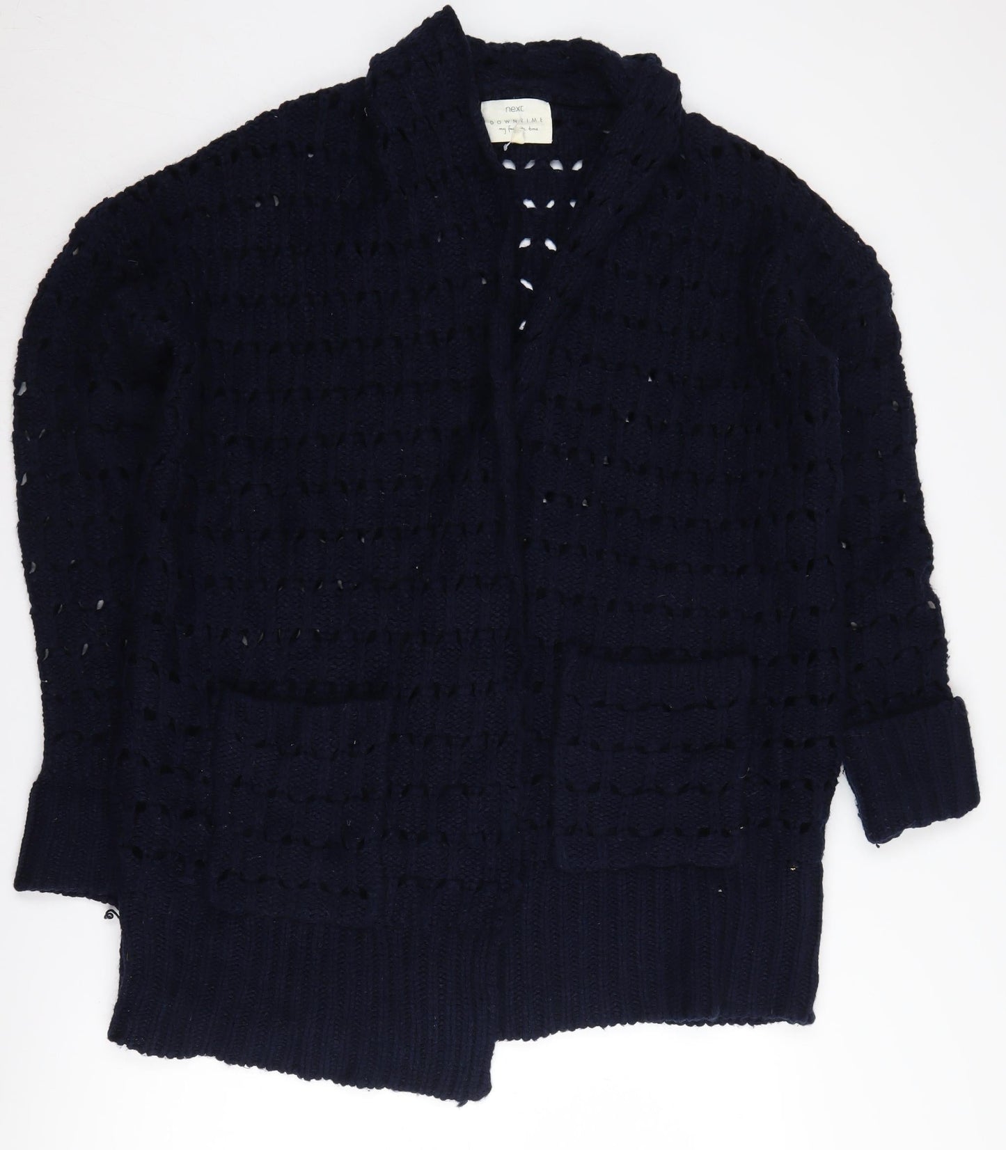 Womens UK Size M NEXT Black Cardigan Jumper