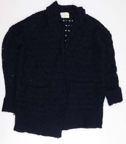 Womens UK Size M NEXT Black Cardigan Jumper