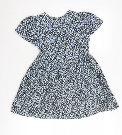 Marks and Spencer Girls Animal Print Dress 6-7 Years