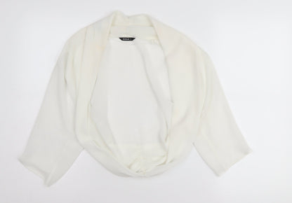 Womens UK Size 12 Roman Ivory Cape Jumper