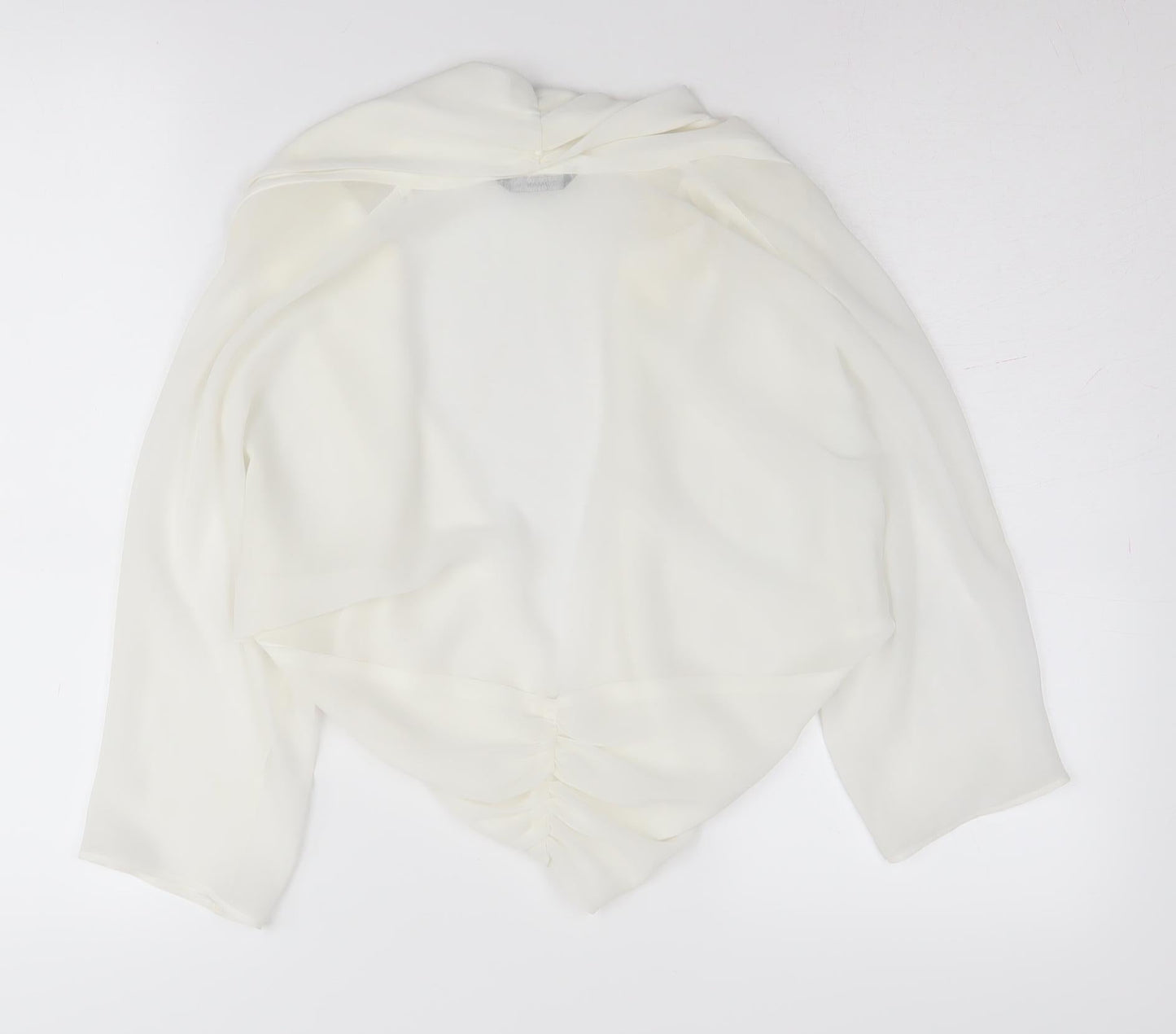 Womens UK Size 12 Roman Ivory Cape Jumper