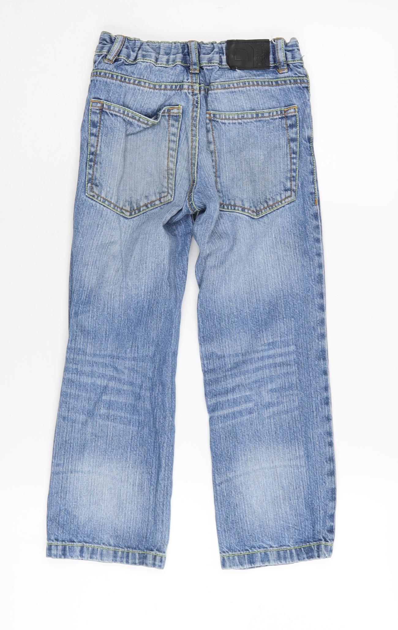 Demo Boys Blue Straight Jeans Age 7 Years