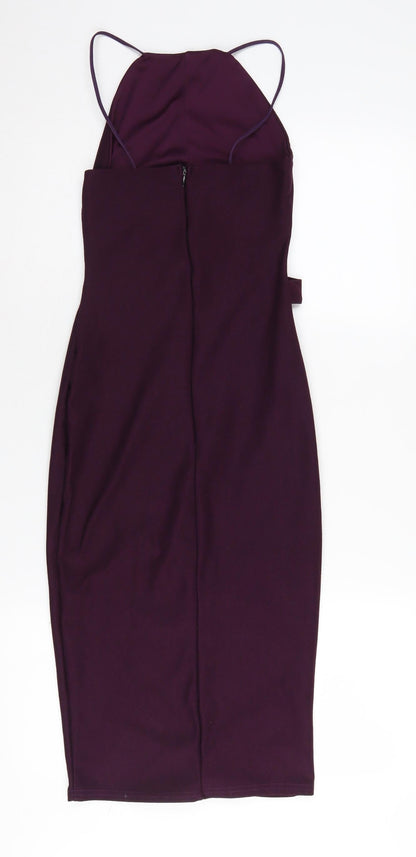 Missguided Women's Purple Bodycon Dress Size 4