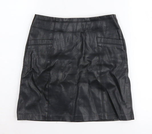 New Look Women's Black Pencil Skirt, Size 4, Petite