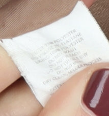 Boohoo Women's Beige Long Overcoat Size 8 Business Casual