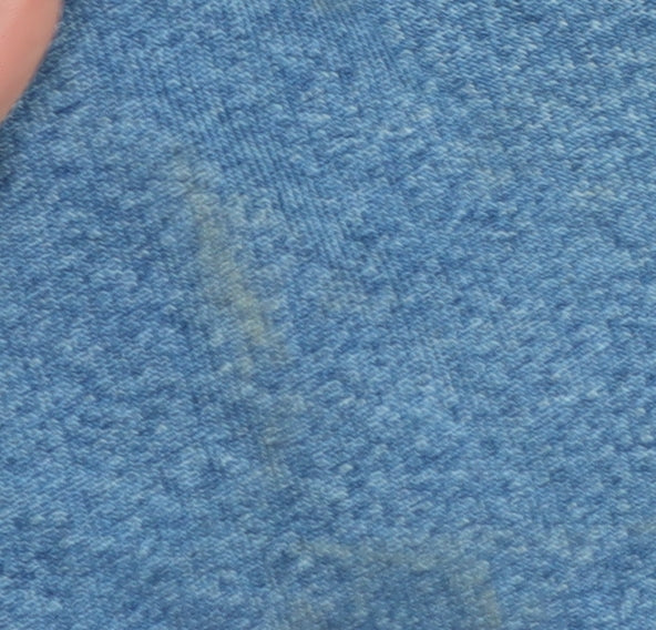 New Look Women’s Blue Embroidered Denim Jacket Size 8