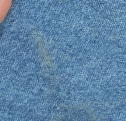 New Look Women’s Blue Embroidered Denim Jacket Size 8